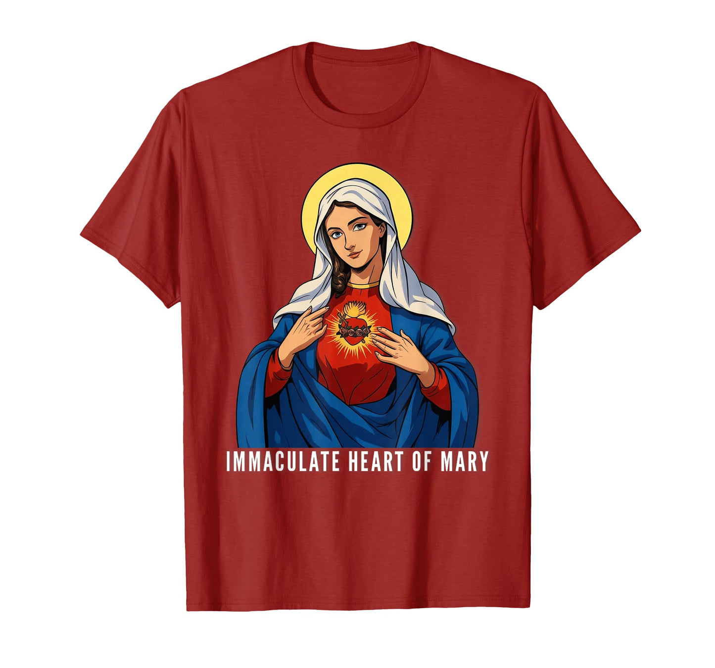 Immaculate Heart of Mary Marian Catholic T-Shirt