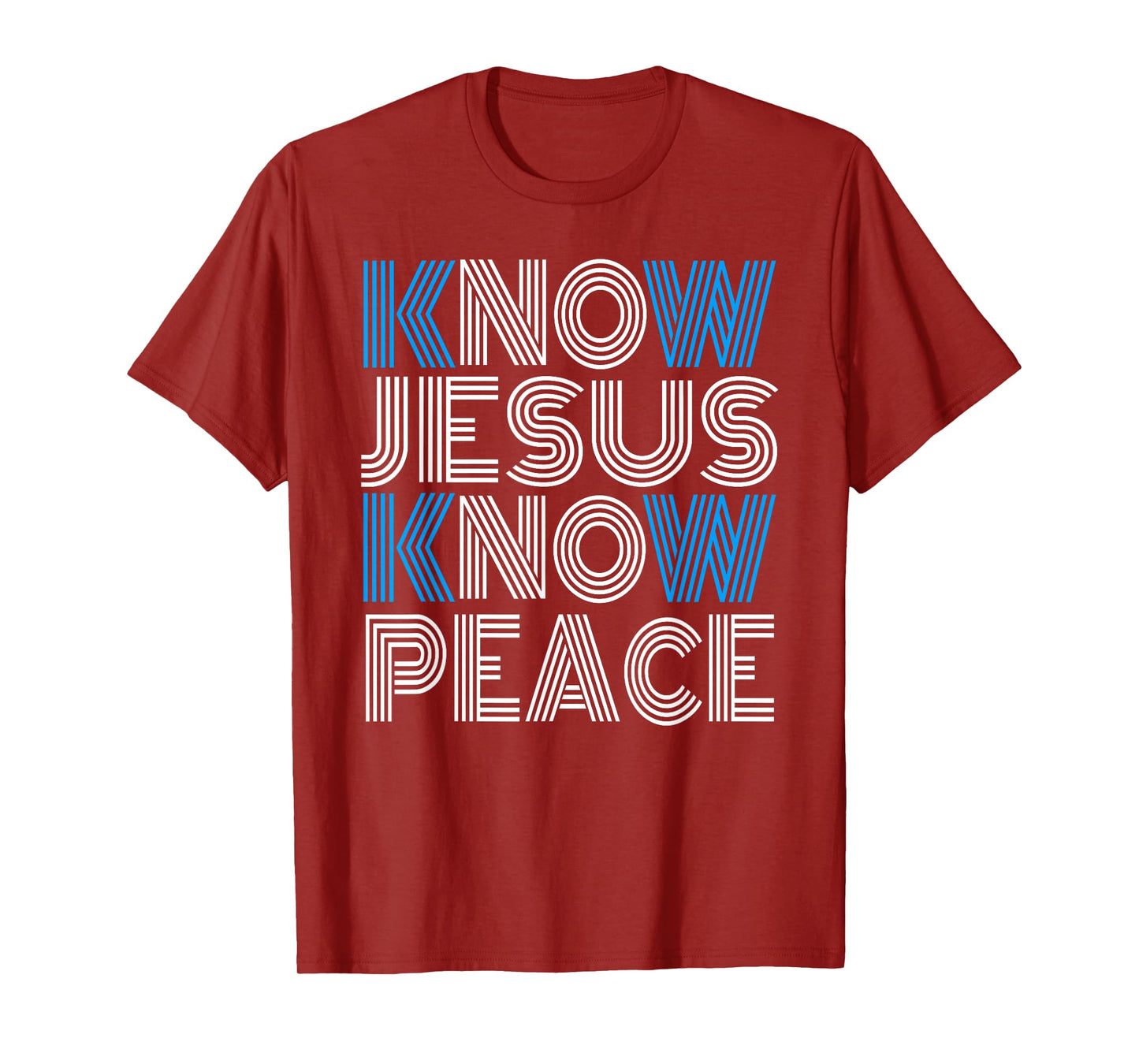 Know Jesus Know Peace Religion God Church Christian T-Shirt