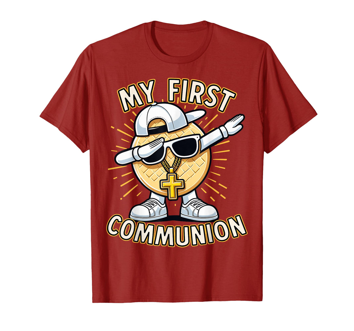 Communion Dabbing Wafer Funny 1st Communion T-Shirt