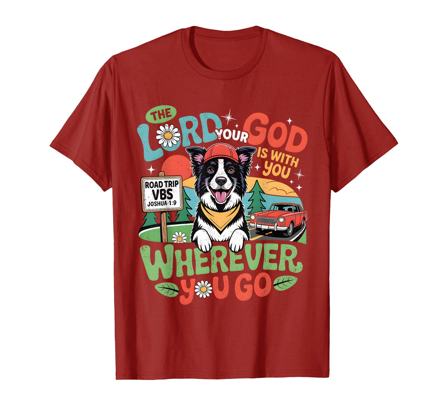 Road Trip VBS 2025 Christian Dog Bible Theme T-Shirt