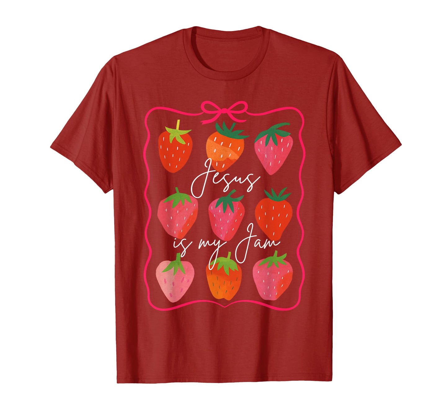 Christian Faith Religious Strawberry Jesus That Is My Jam T-Shirt