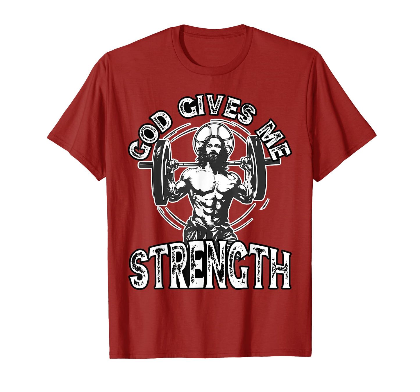 Gym And Jesus Christian Bodybuilder Religious Bodybuilding T-Shirt