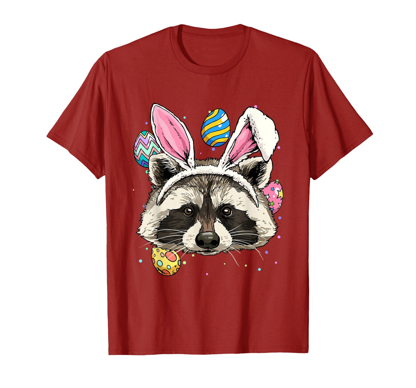 Easter Bunny Raccoon Lover Funny Easter Raccoon T-Shirt