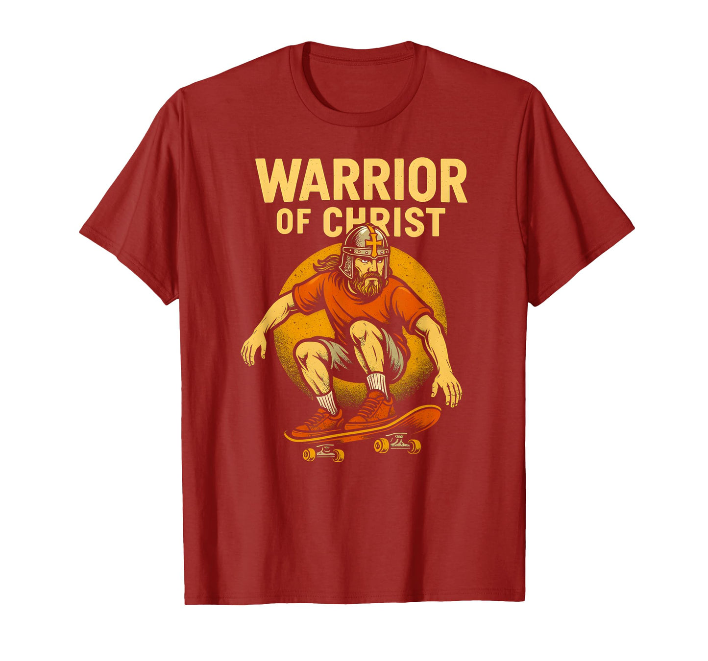 Christian Fitness Warrior of Christ Cool Mens Faith Apparel T-Shirt