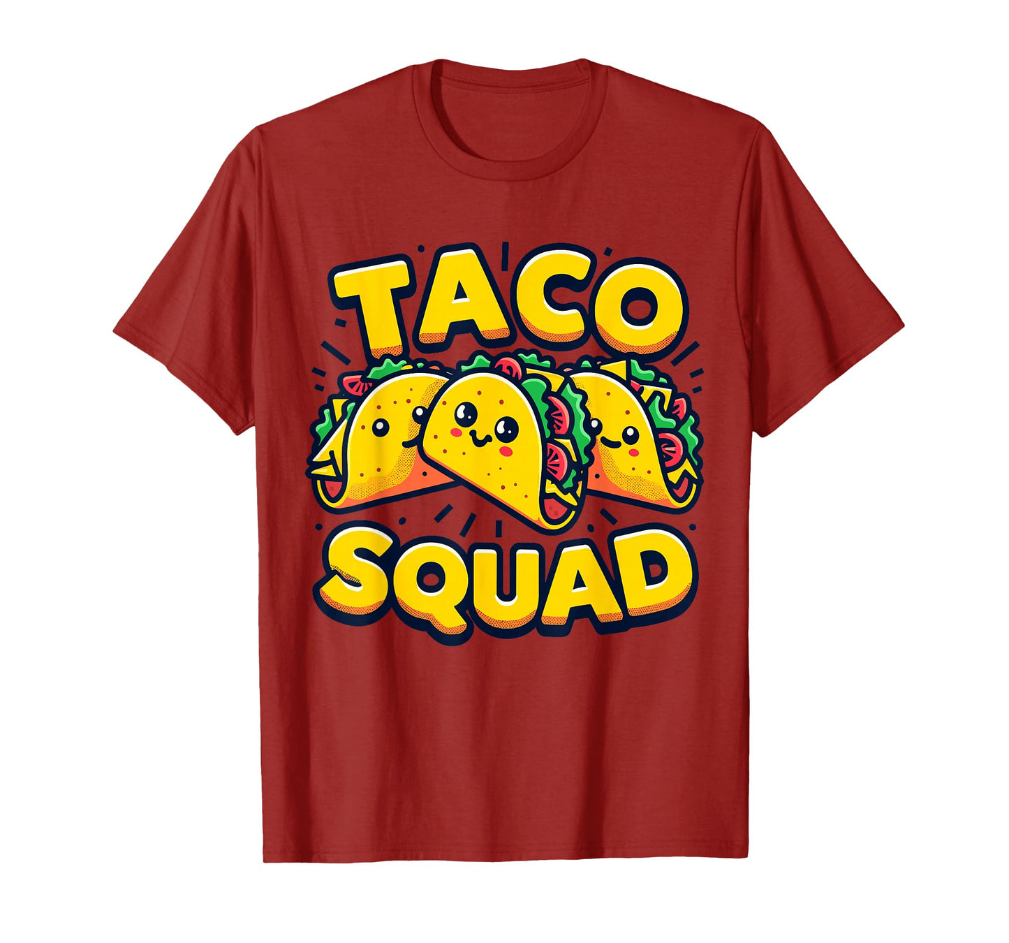 Funny Taco Squad Cute Mexican Food Lover T-Shirt
