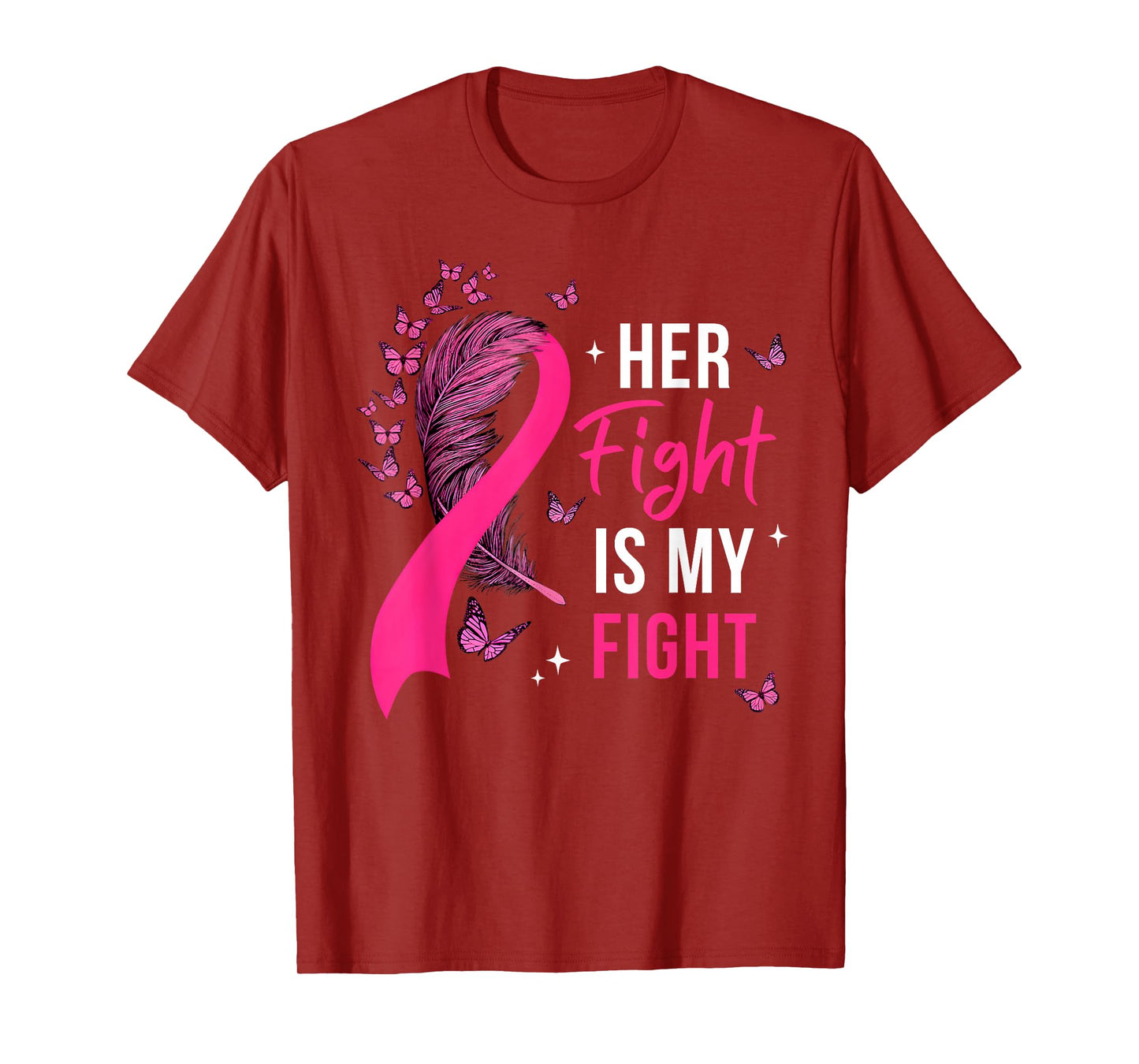 Breast Cancer Awareness Husband Support Squad Boxing Gloves T-Shirt