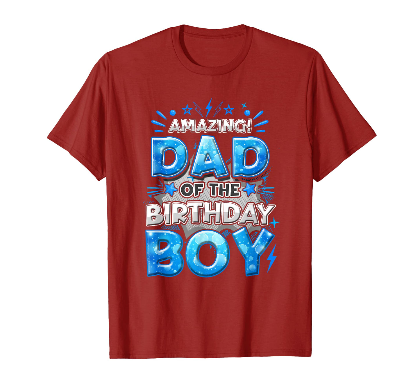 Amazing Dad Of The Birthday Boy Matching Family Party T-Shirt