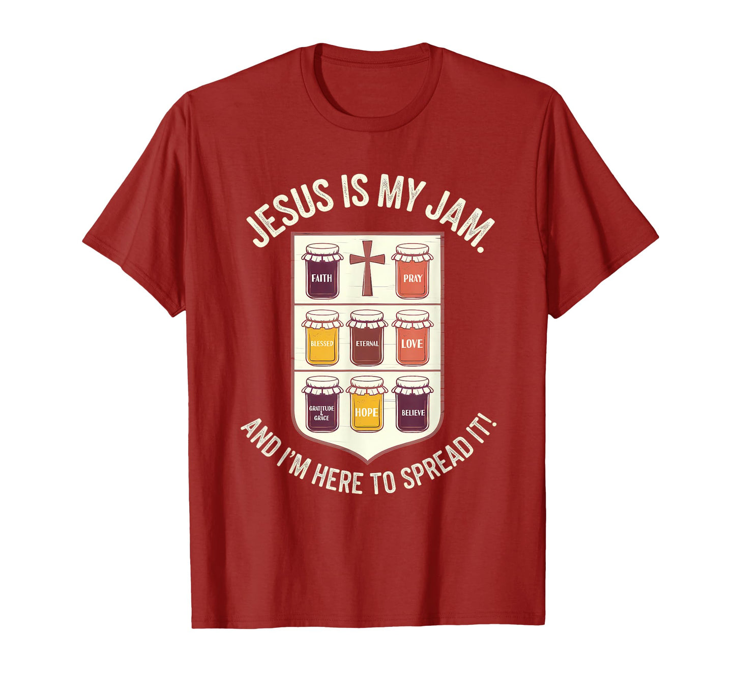 Jesus is My Jam Tshirt Men Women Christian Bible Verse T-Shirt
