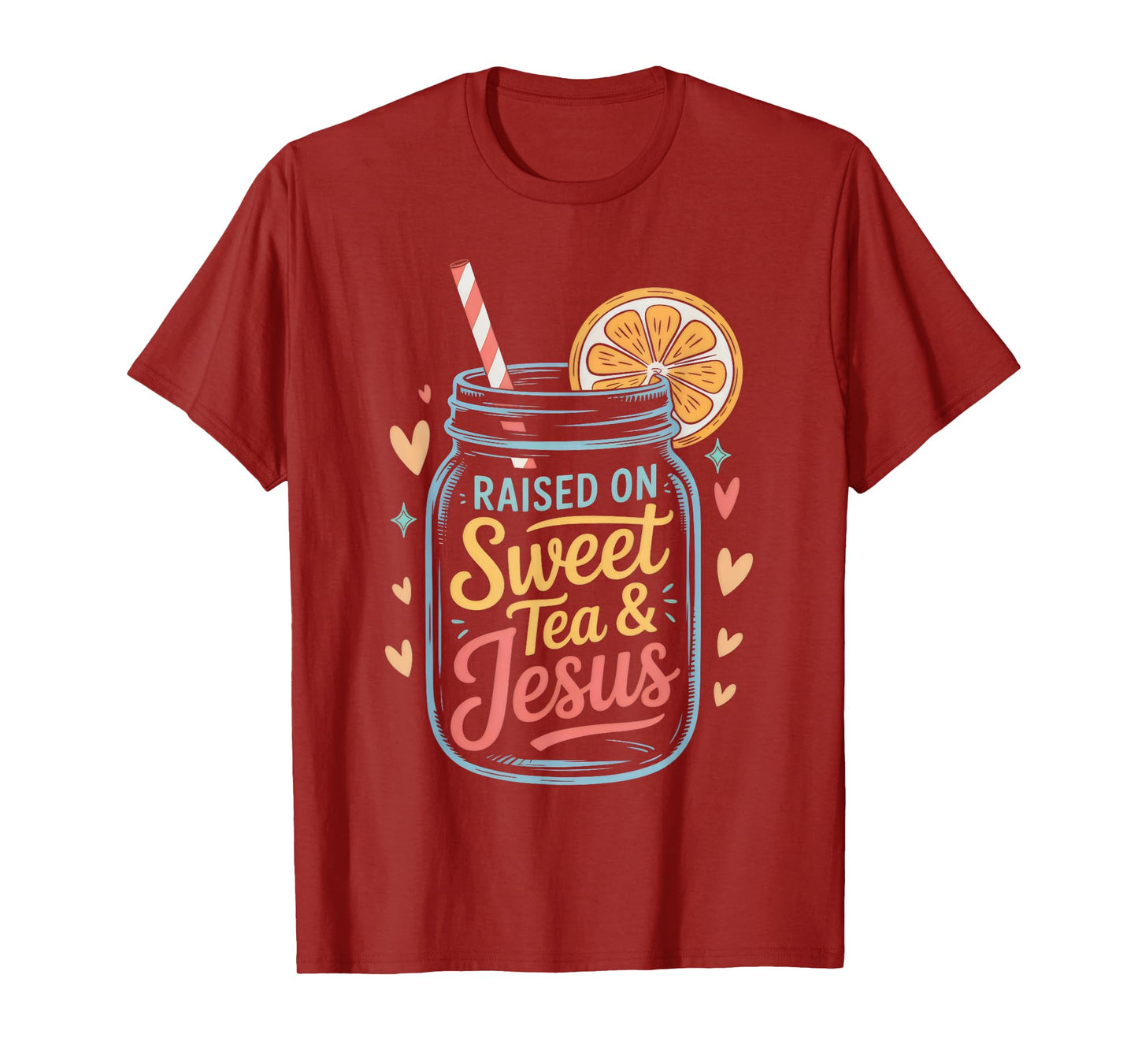 Sweet Tea & Jesus Southern Christian Faith T-Shirt