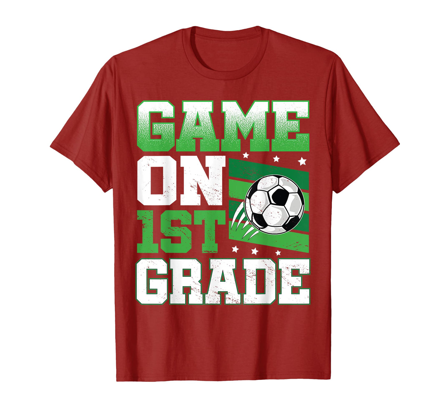 Soccer Game On 1st Grade Back To School Cute Sports Boys T-Shirt