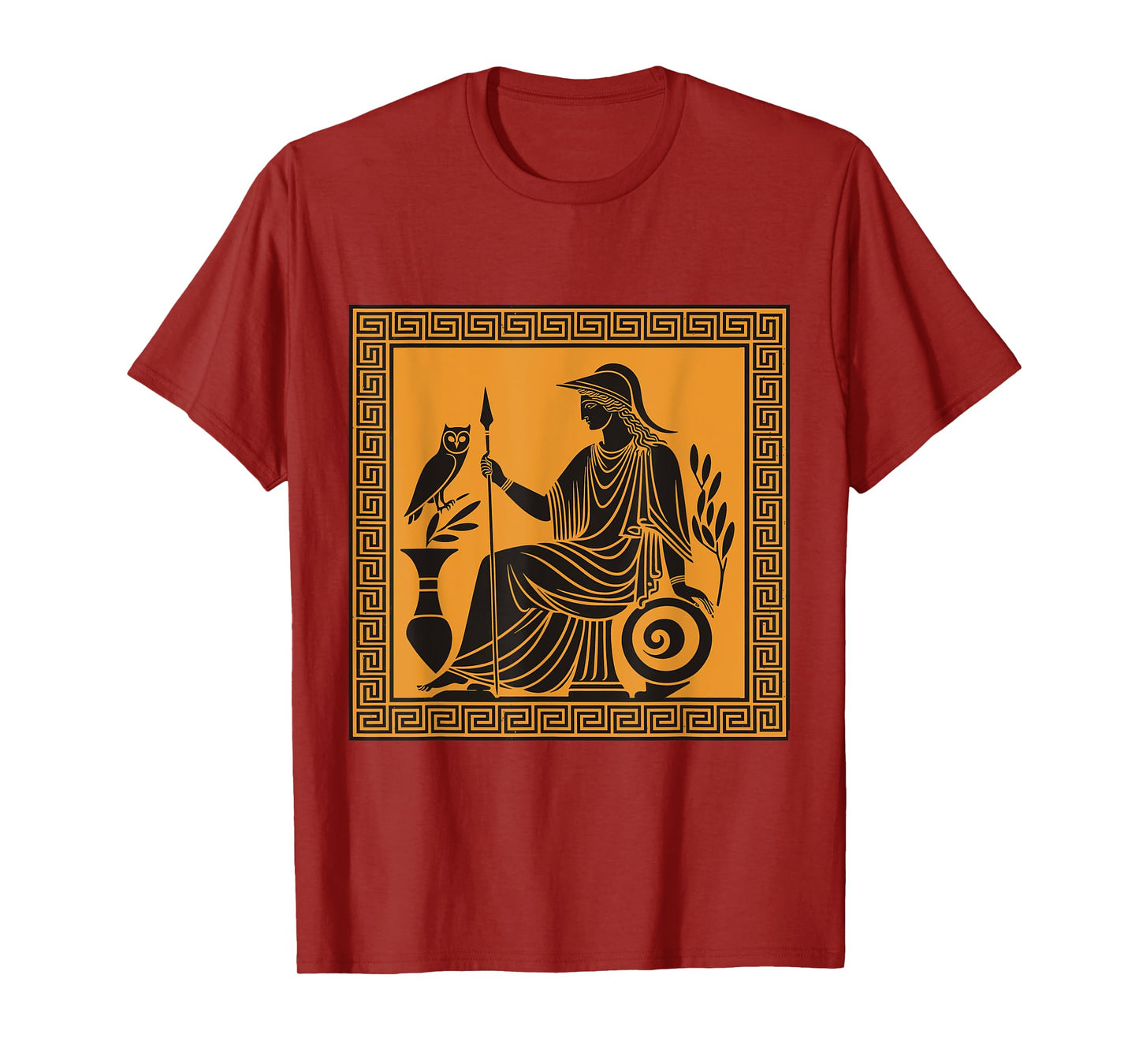 Athena Goddess Greek Mythology Ancient Myths Art T-Shirt
