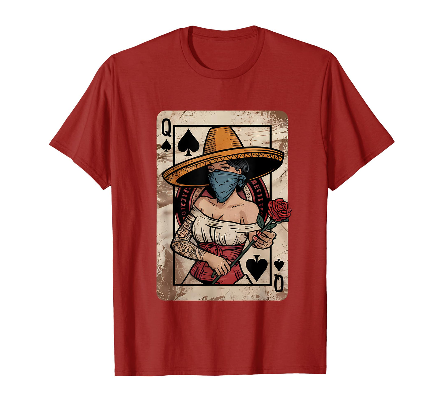 La Chingona Tarot Card Funny Spanish Slang Latina Outlaw T-Shirt