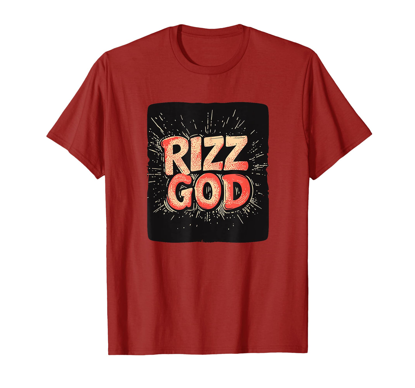 Awesome Rizz God Emblem with Charm T-Shirt