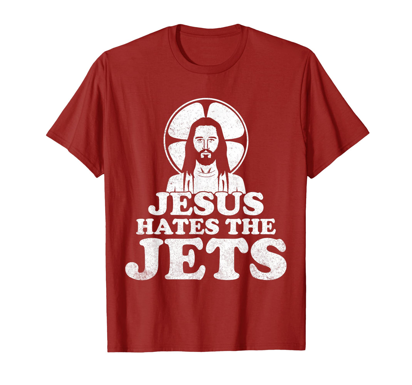 Funny God Jesus Hates The Jets Sarcastic Saying T-Shirt