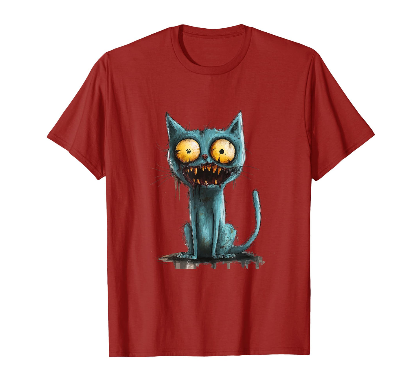 Funny Sarcastic Animal Zombie cat Creature T-Shirt