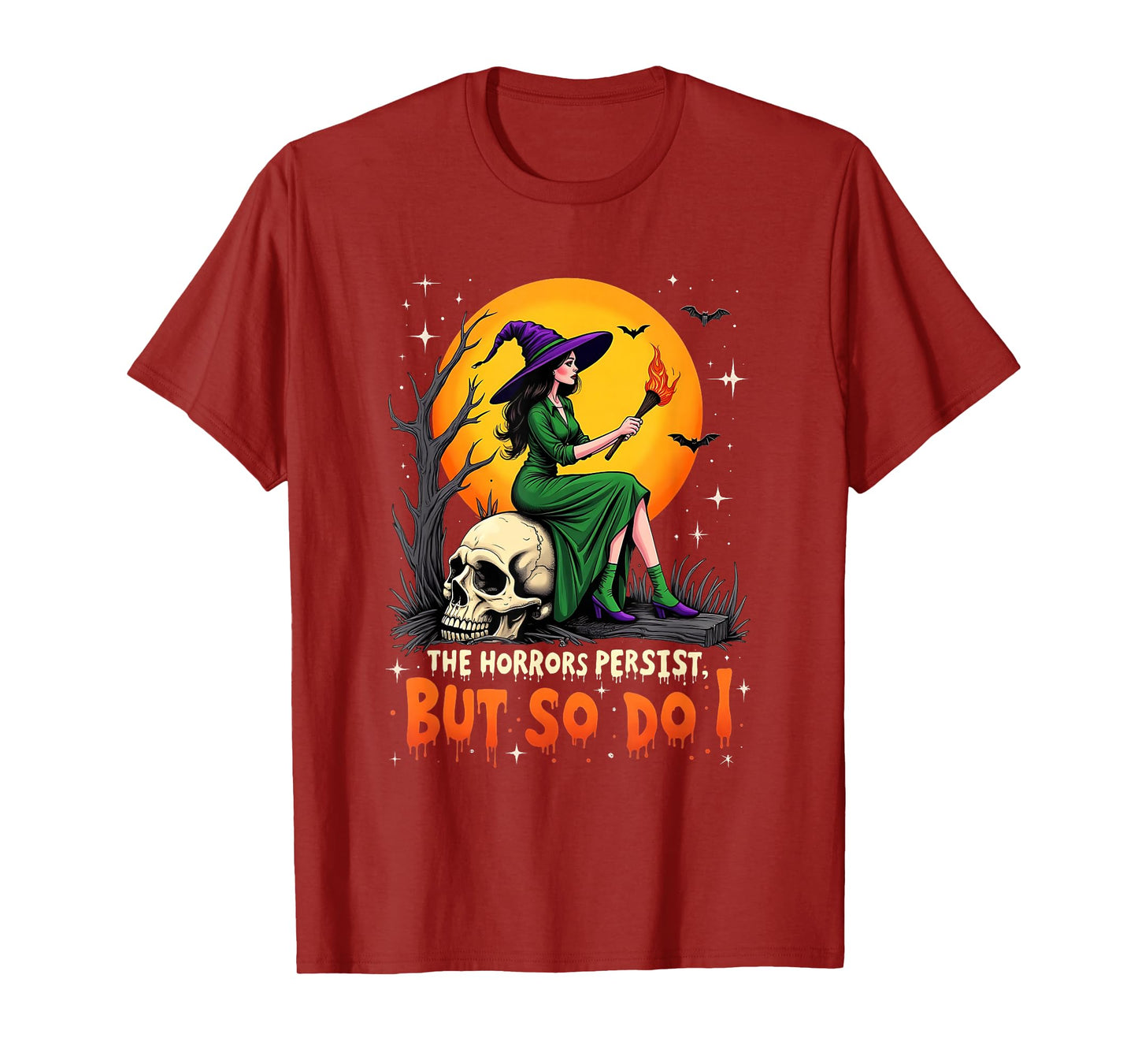 Funny The Horrors Halloween Yet So Do I Witch T-Shirt