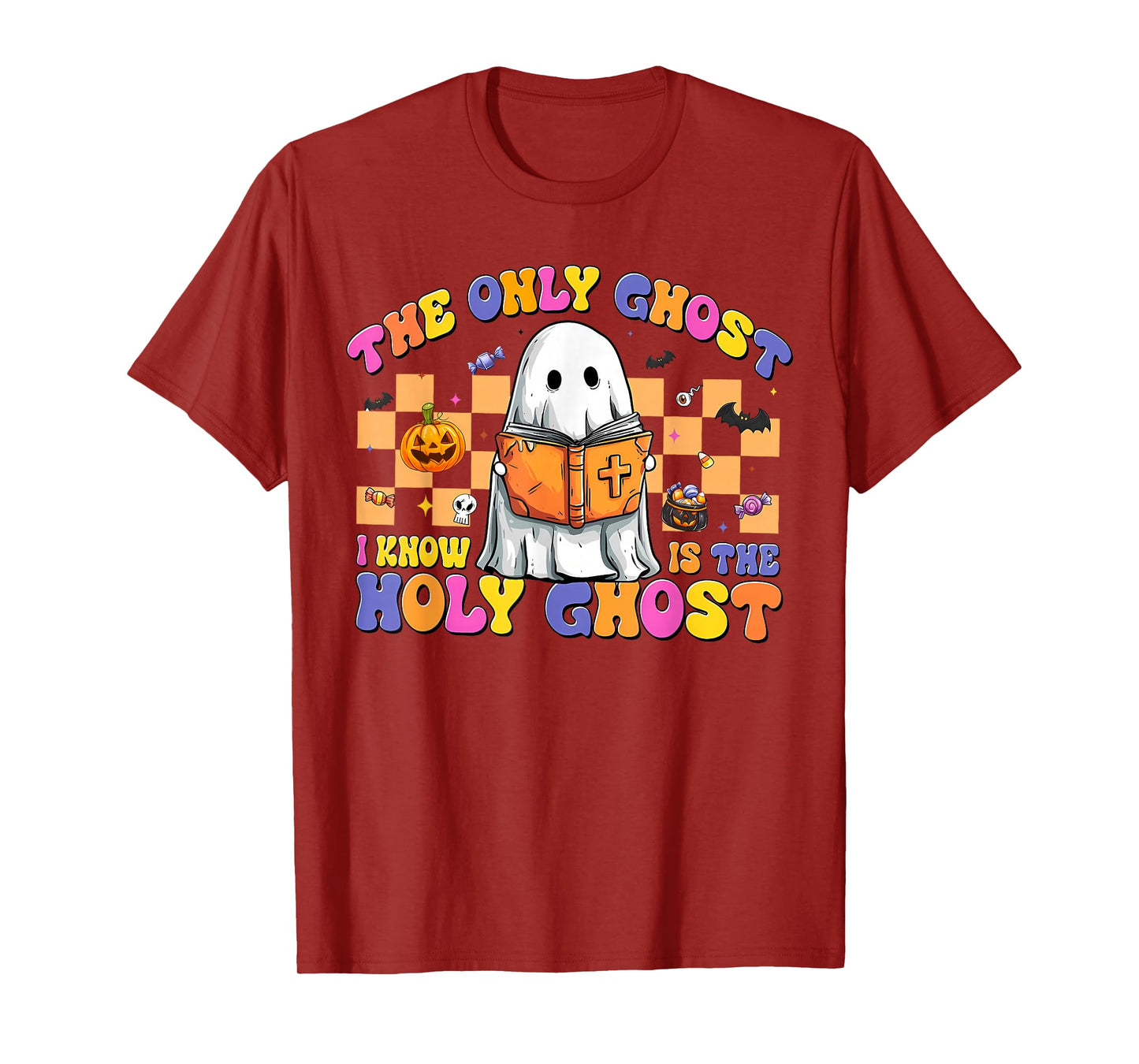 The Only Ghost I Know is The Holy Ghost Halloween Boo Bible T-Shirt