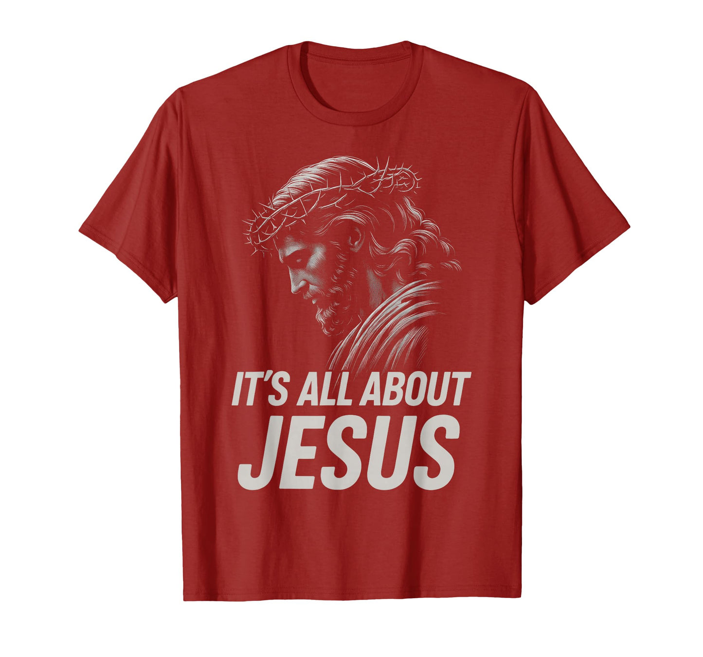HUGvyn Its All About Jesus Christian Faith Patriotic America T-Shirt