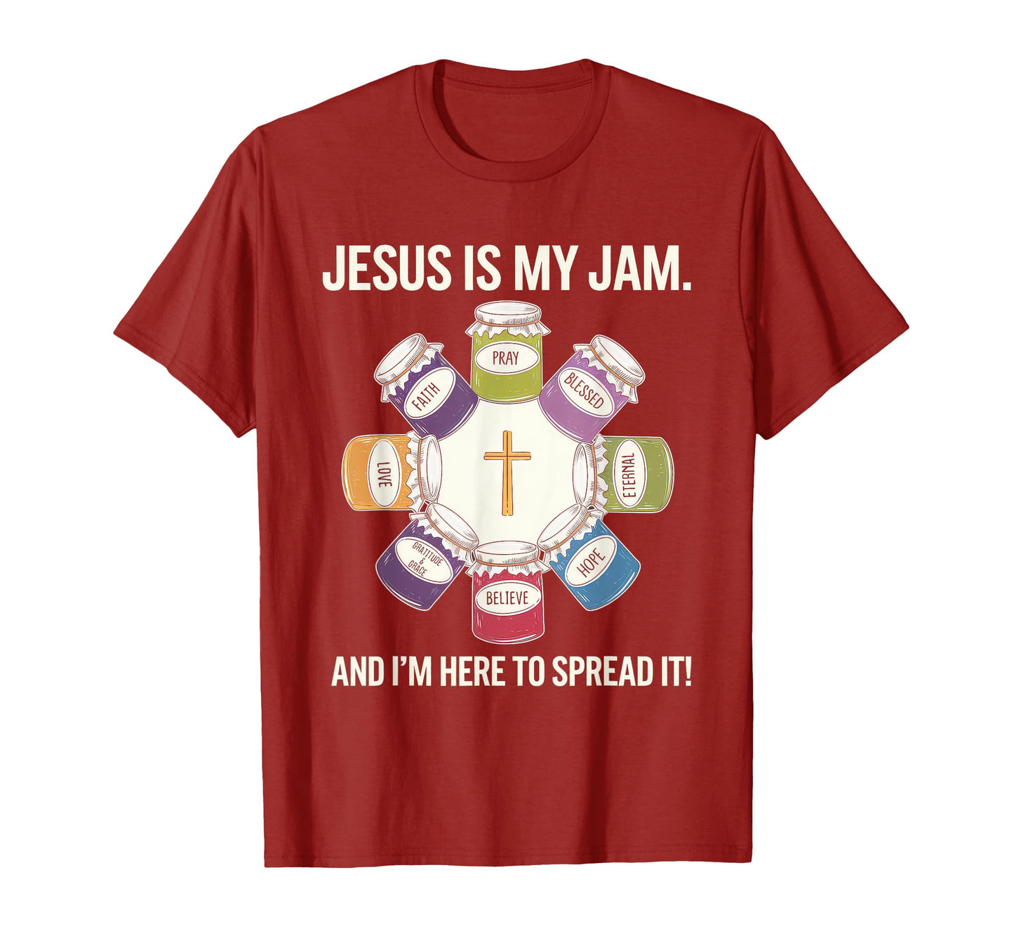 Jesus is My Jam Tshirt Men Women Christian Bible Verse T-Shirt