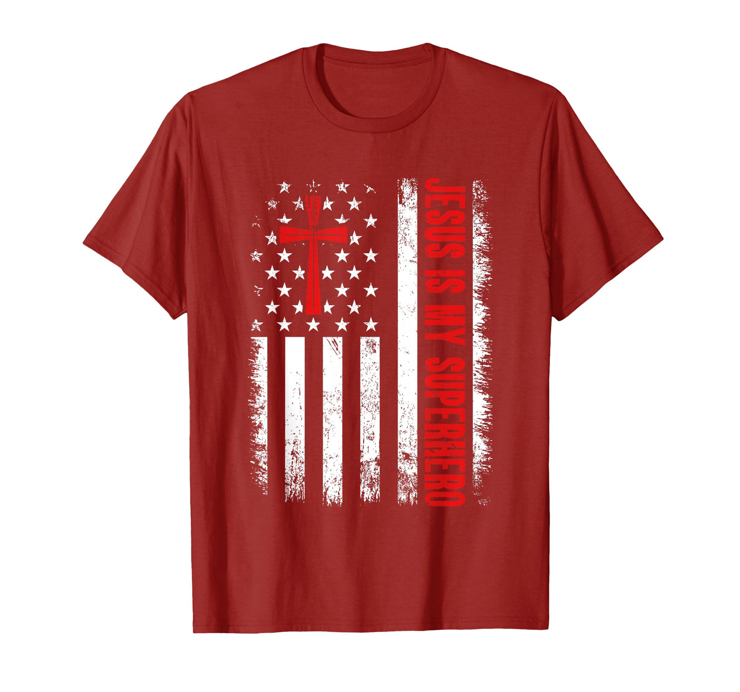 Jesus is My Superhero - Christian Religious T-Shirt