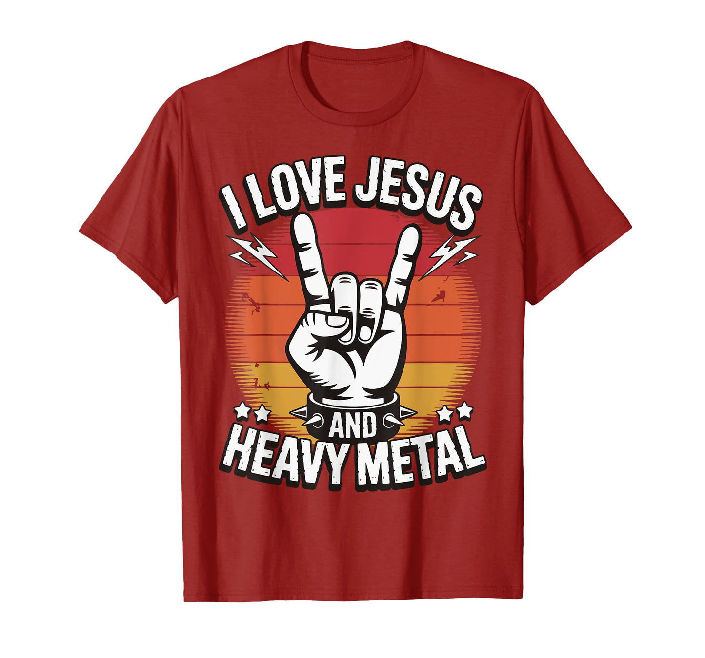I Love Jesus And Heavy Metal T-Shirt