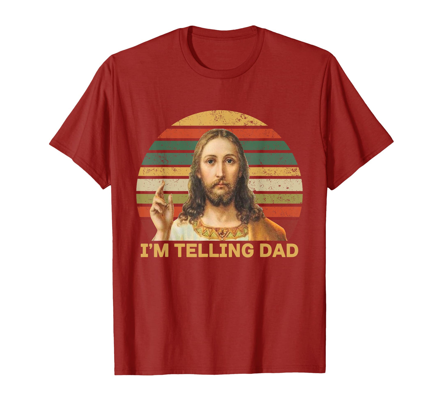 I'm Telling Dad Funny Religious Christian Jesus Meme T-Shirt