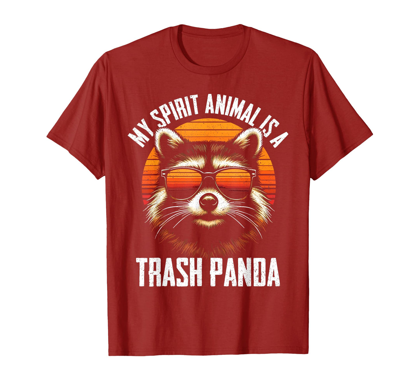 Funny Racoon Art For Women My Spirit Animal is a Panda Trash T-Shirt
