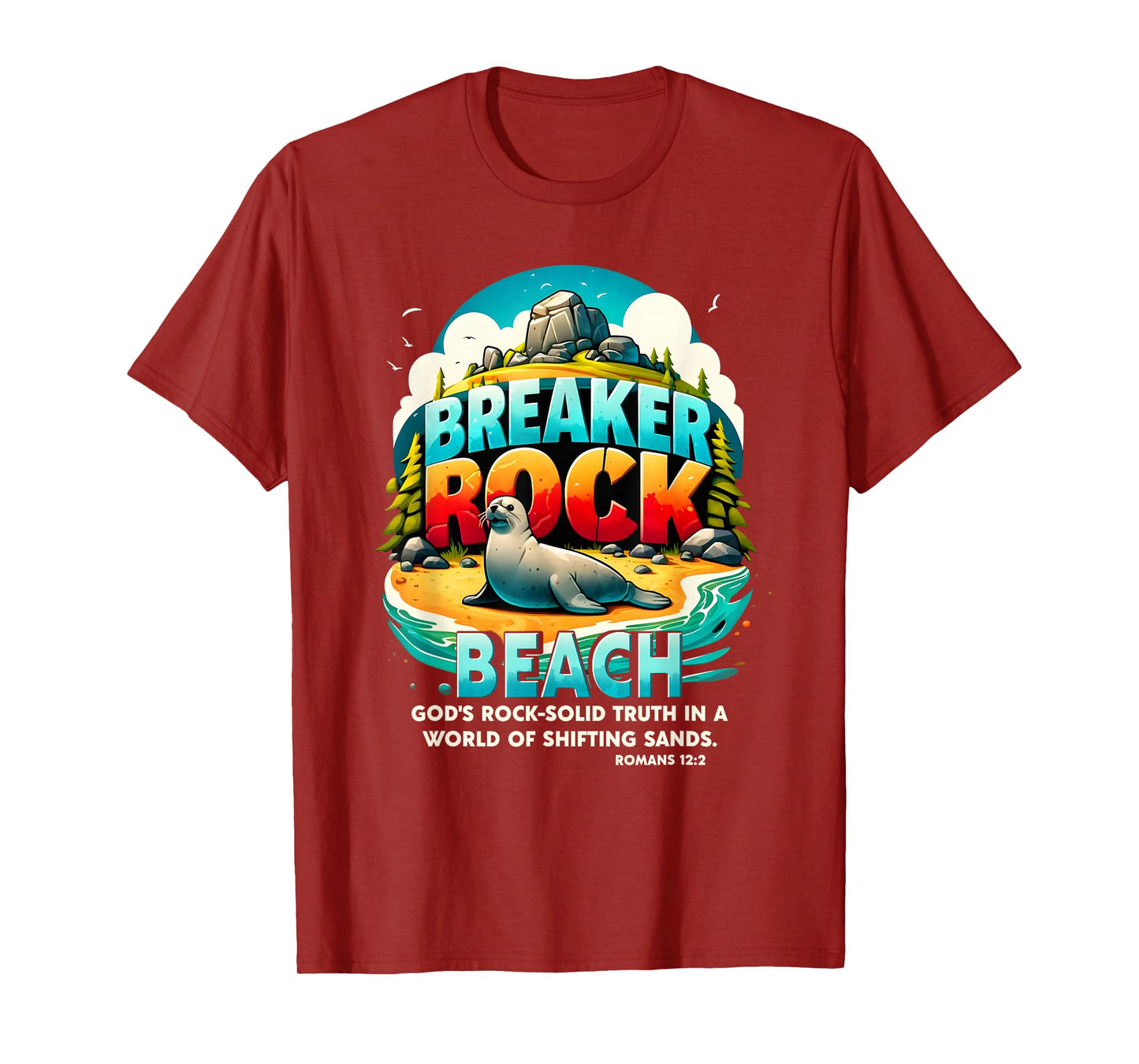 Breaker Rock Beach God's Rock-Solid Truth Christian VBS 2024 T-Shirt