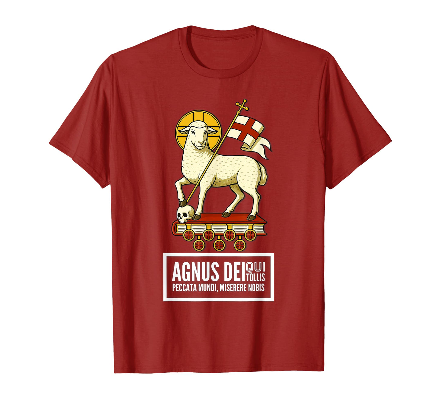 Agnus Dei Sanctus Traditional Latin Mass Catholic T-Shirt