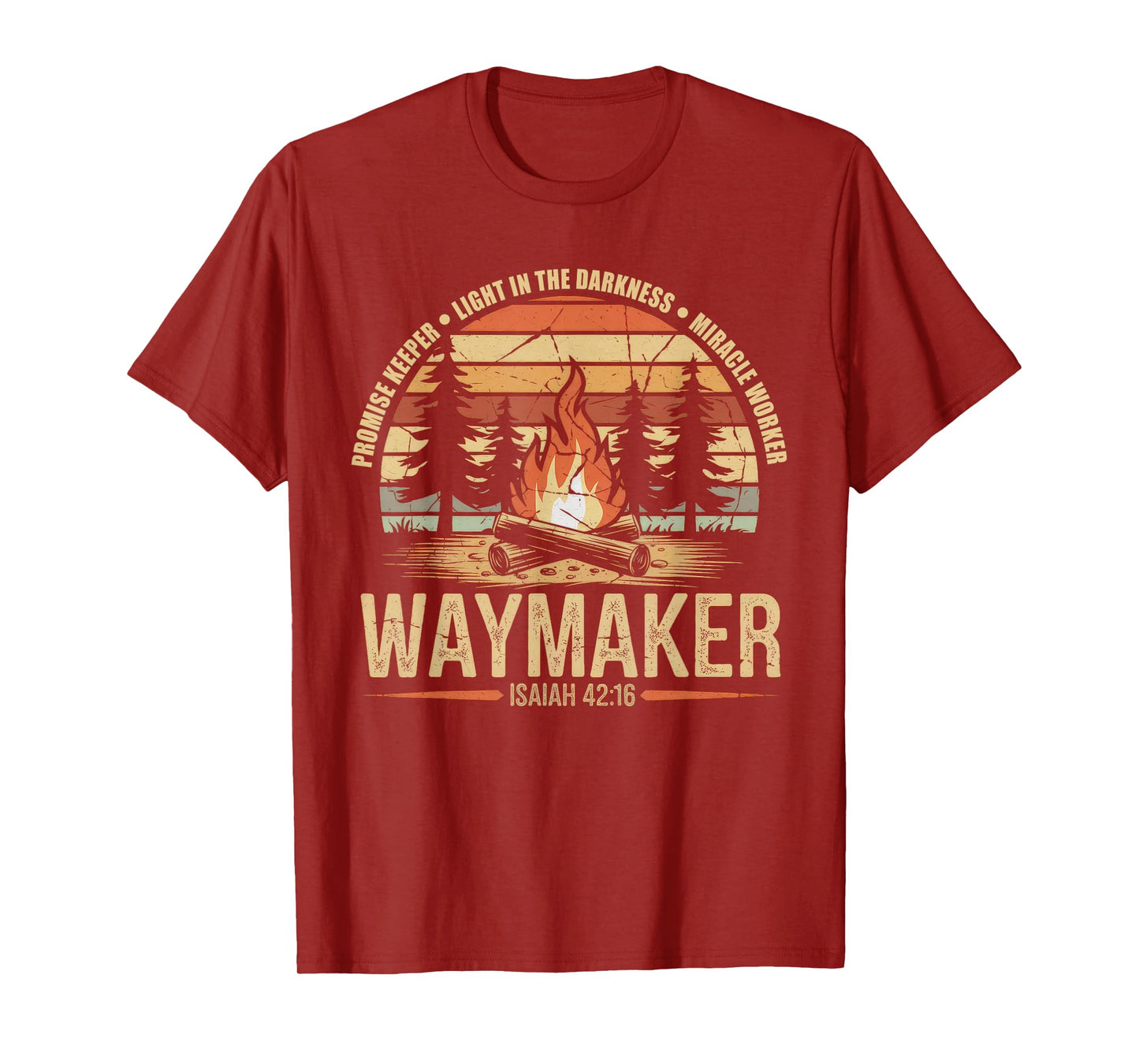 Waymaker Tshirt Promise Keeper Miracle Worker God Christian T-Shirt