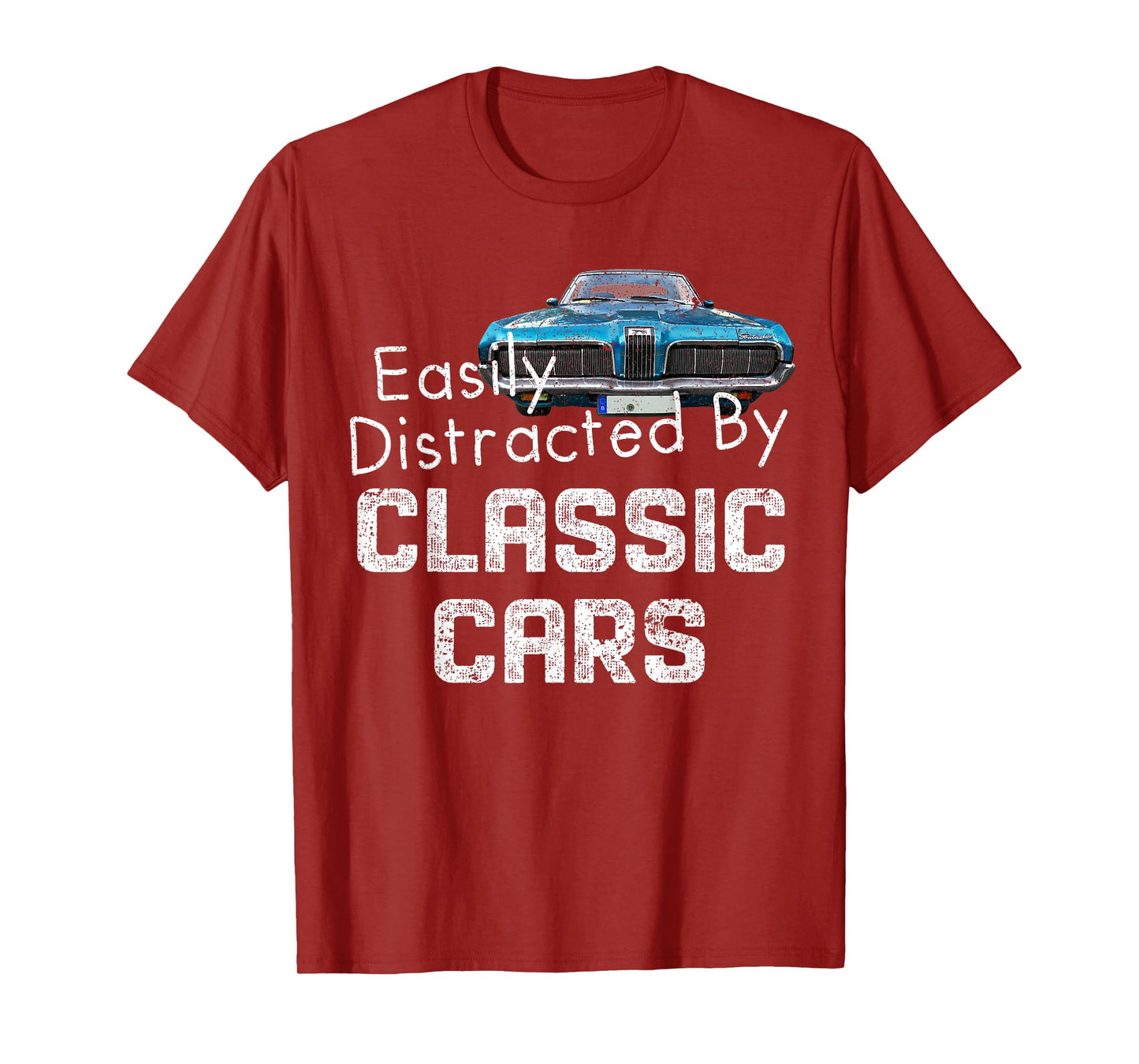 1968 68 Mercury Cougar easily distracted by classic car T-Shirt
