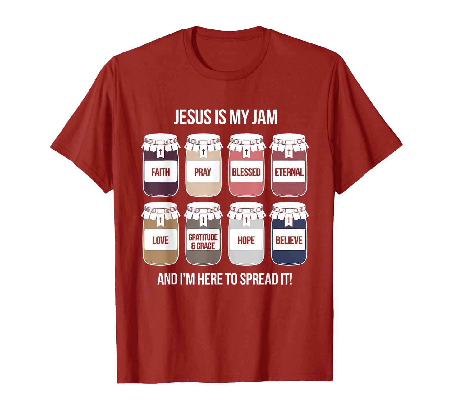 Jesus is My Jam Tshirt Men Women Christian Bible Verse T-Shirt