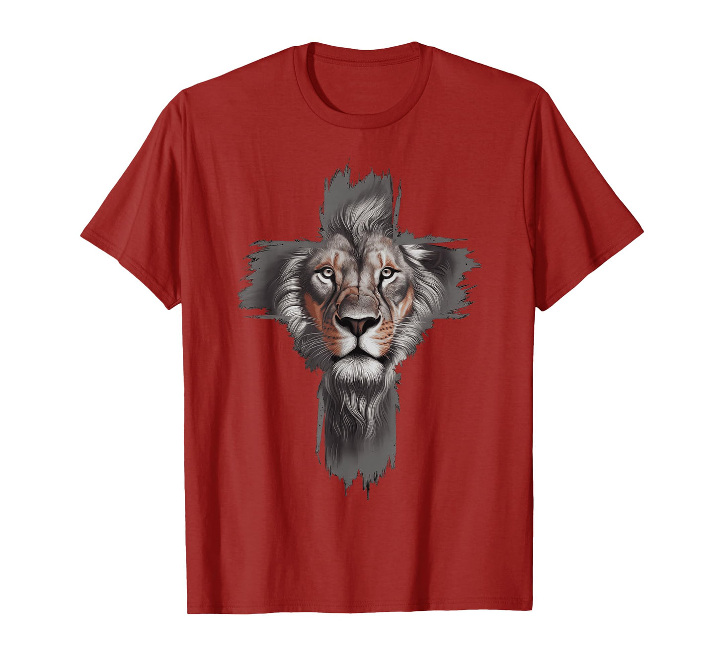 Lion of Judah Christian Cross T-Shirt