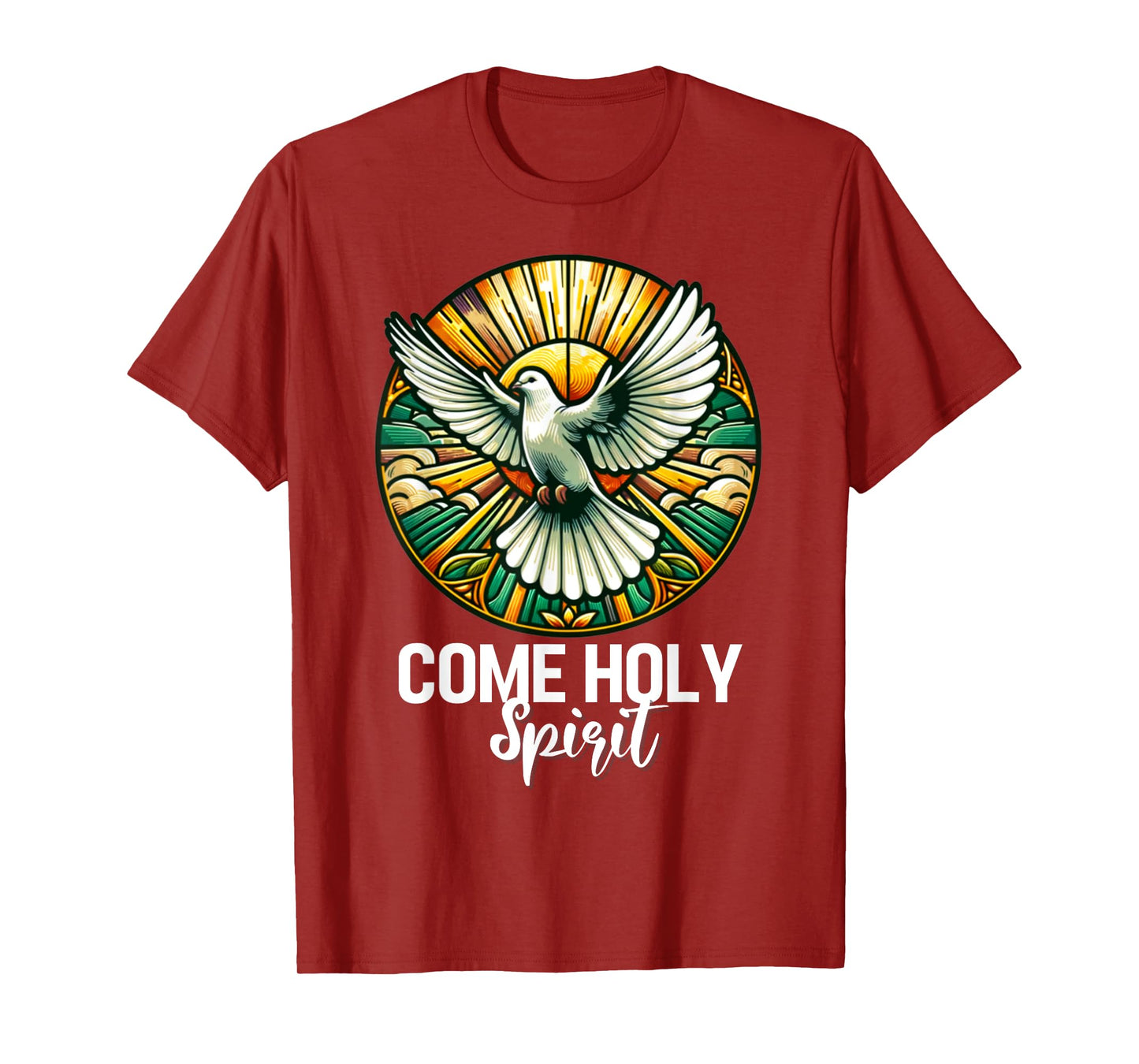 COME HOLY SPIRIT Dove Christian Gifts For Men And Women Tees T-Shirt