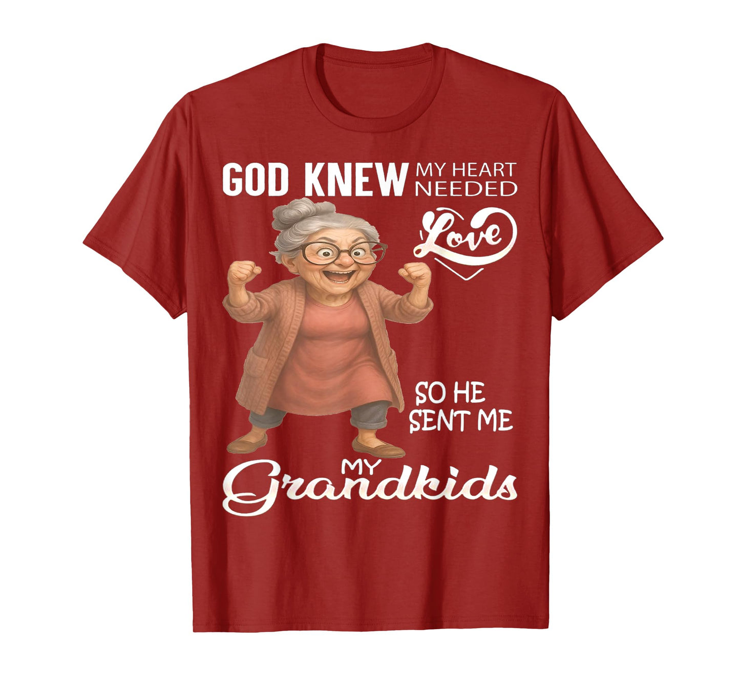 Cute Woman God Knew My Heart Needed T-Shirt