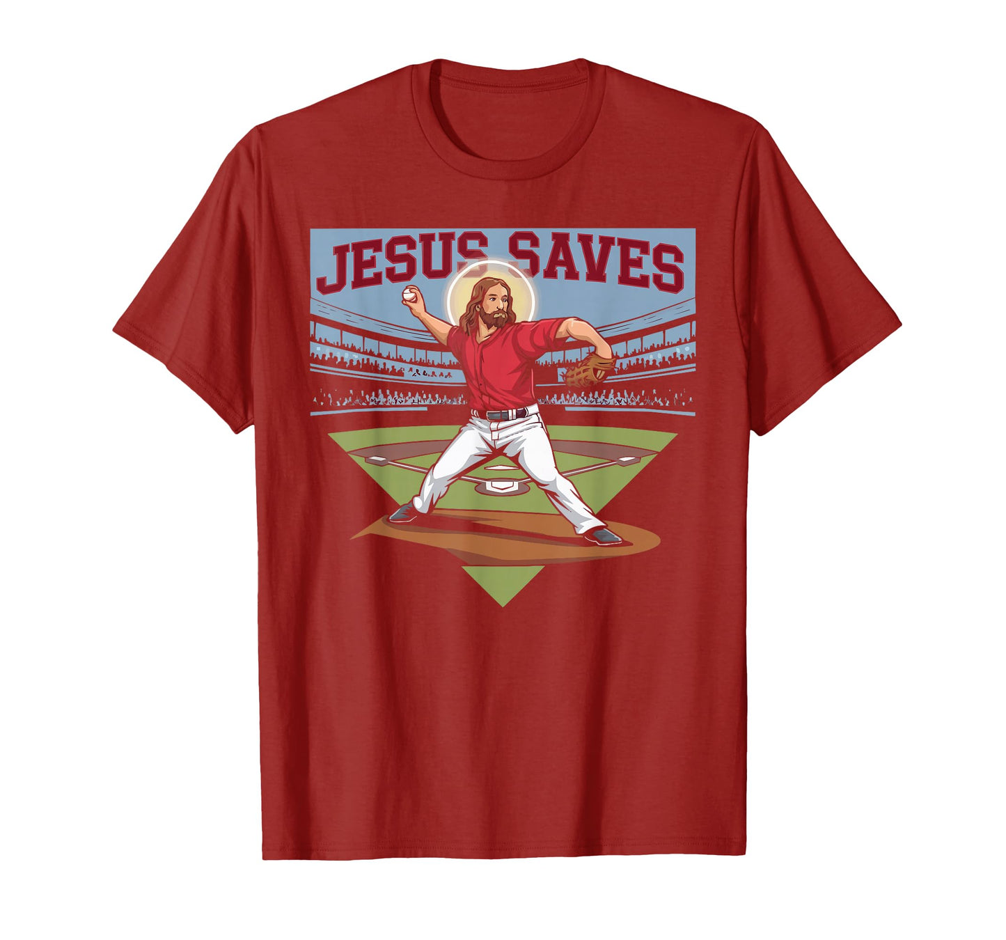Sports Jesus Christ Religion Christian Believer Christianity T-Shirt