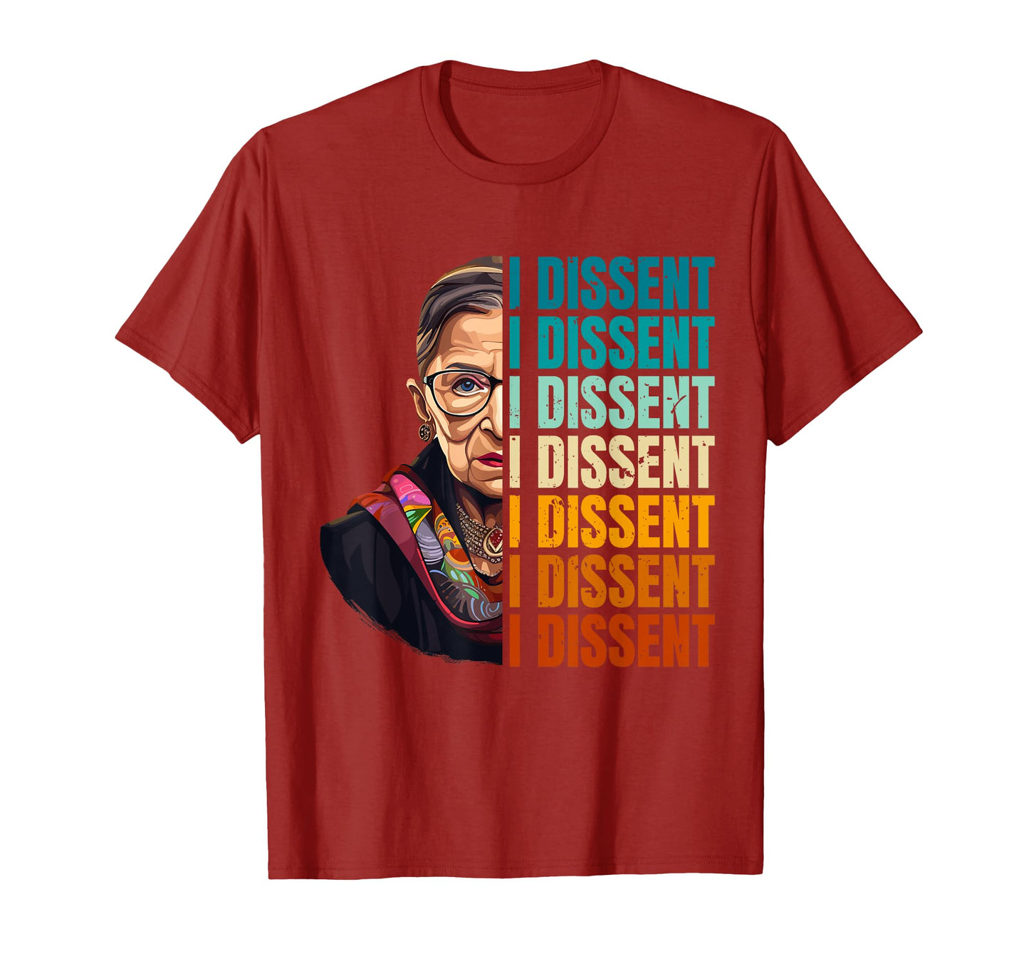 I Dissent Vintage Ruth Bader Ginsburg Quote T-Shirt
