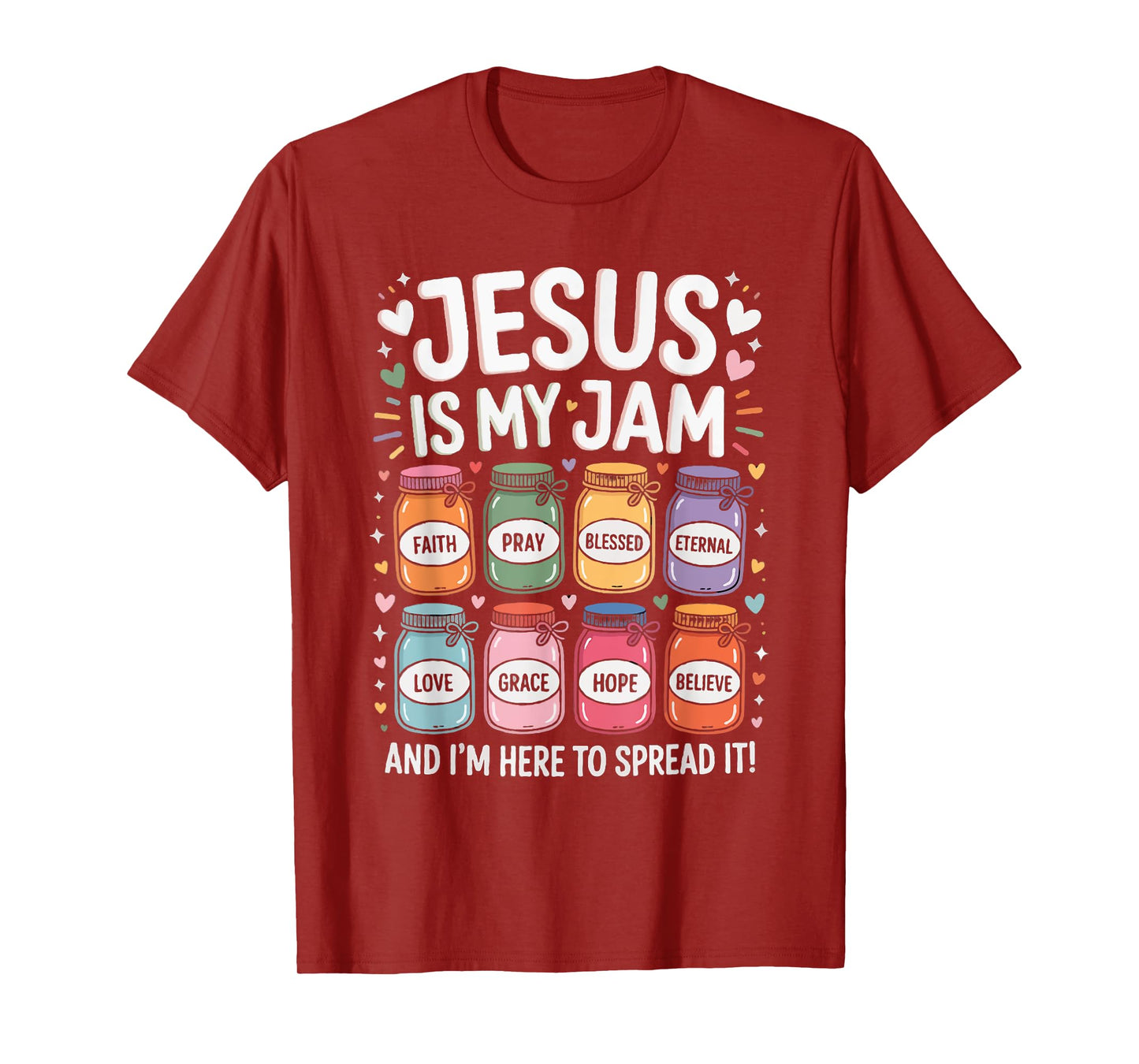 Jesus is My Jam and Im Here to Spread Christian Mom Women T-Shirt