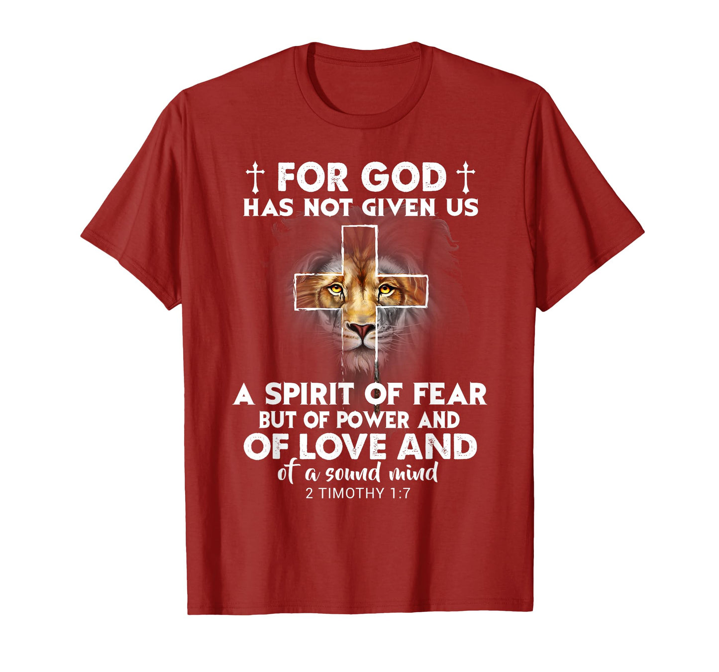 for God Spirit Judah Lion Christians Bible Verse T-Shirt