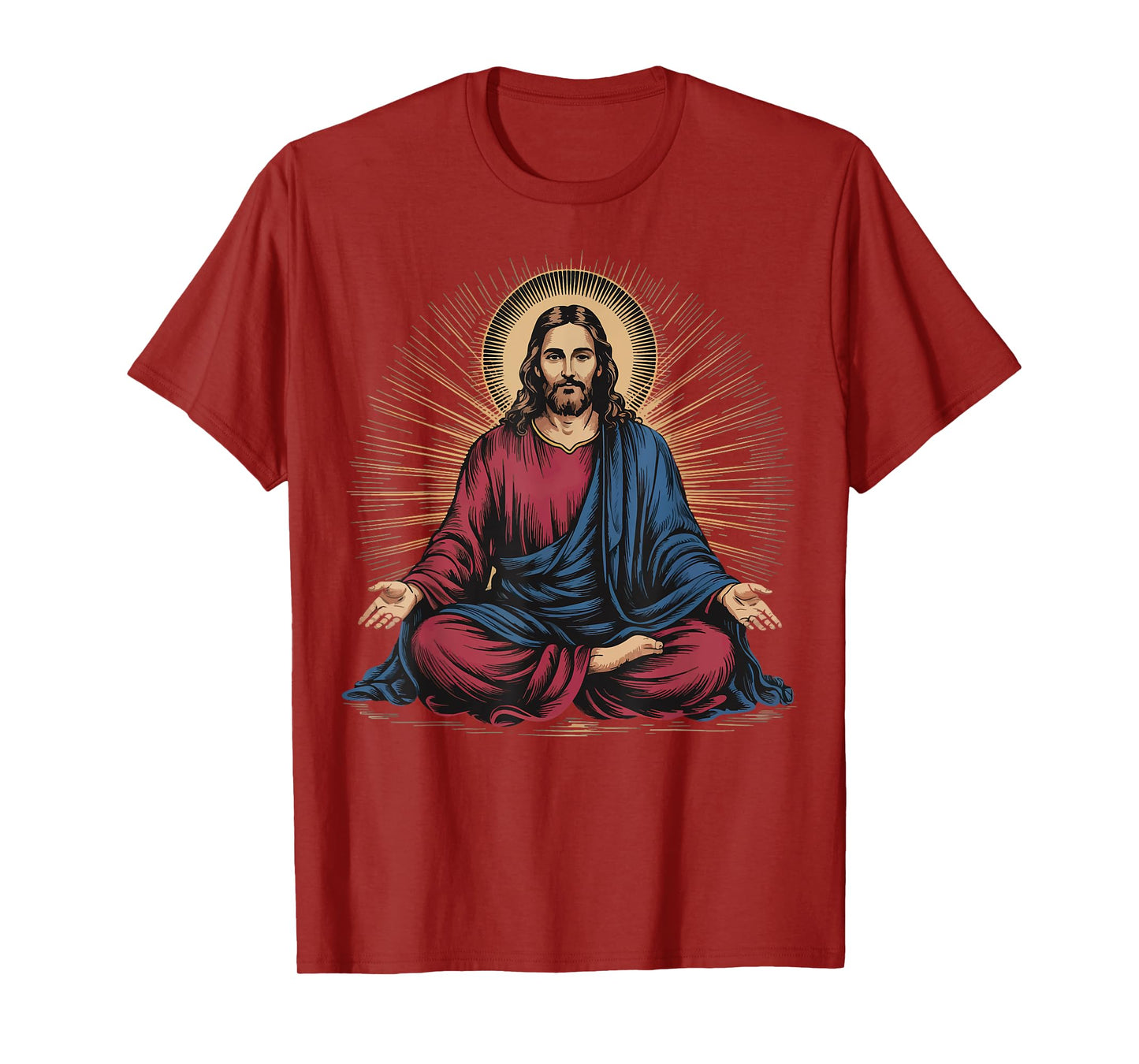 Jesus Meditating Christian Meditation T-Shirt