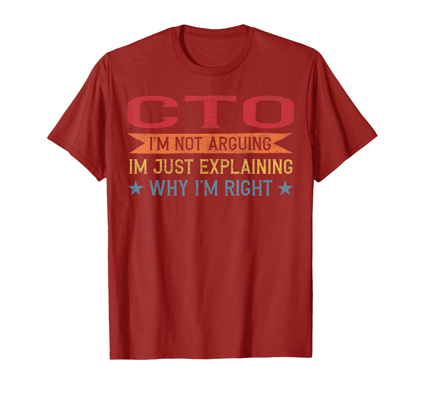Funny CTO Gift Ideas Funny Profession Quote CTO T-Shirt - Unisex-Adults, Black, Small, Short Sleeve
