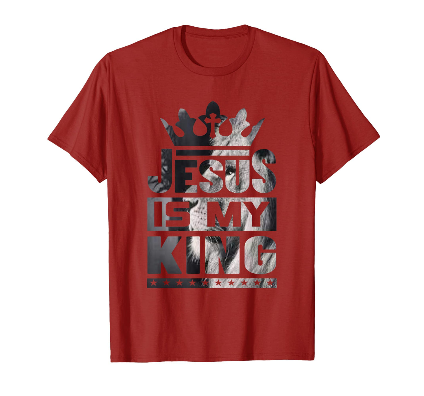 Jesus is My King – Bold Faith and Strength Design T-Shirt
