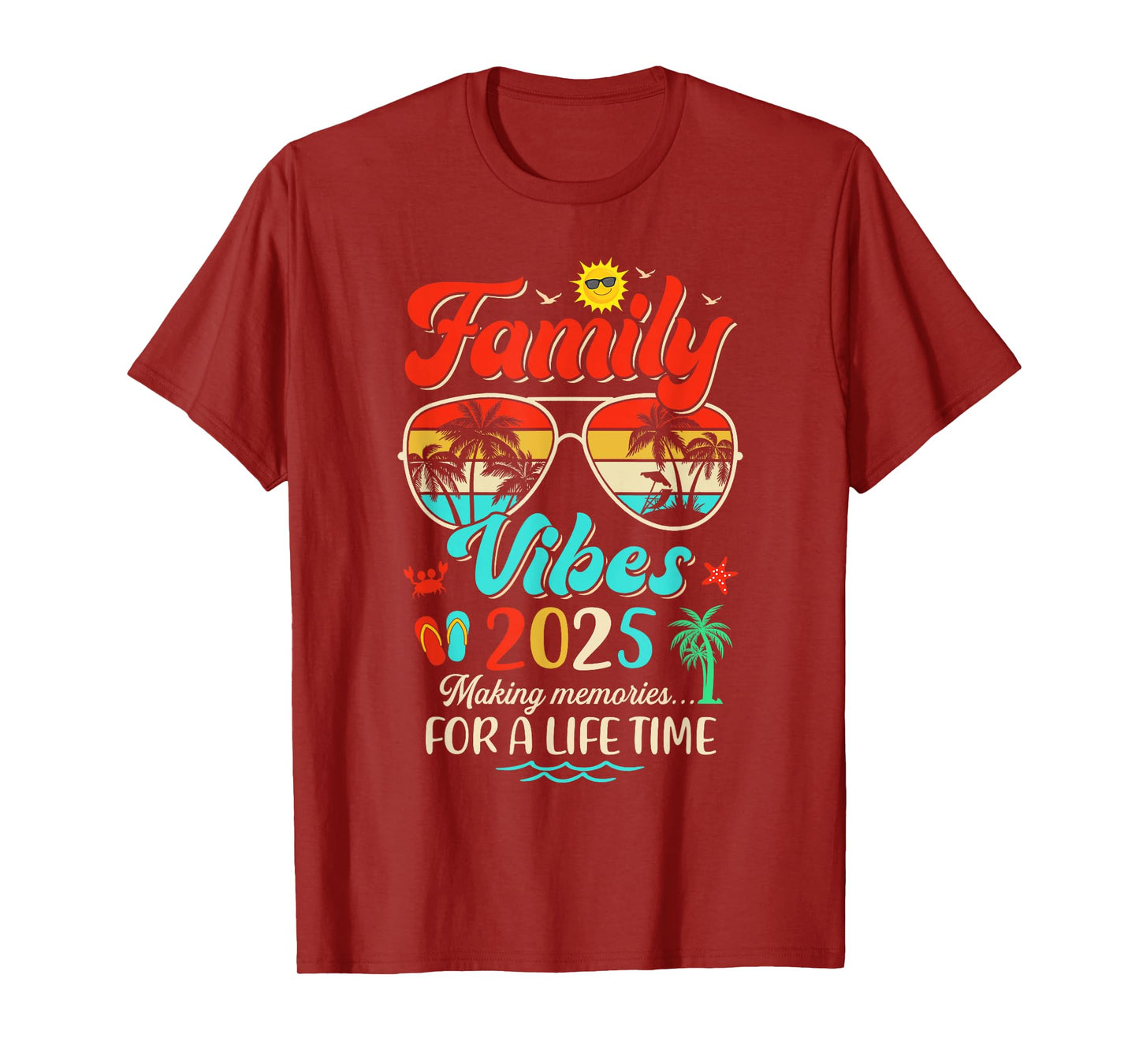 Funny Matching Family Reunion 2025 Making Memories T-Shirt