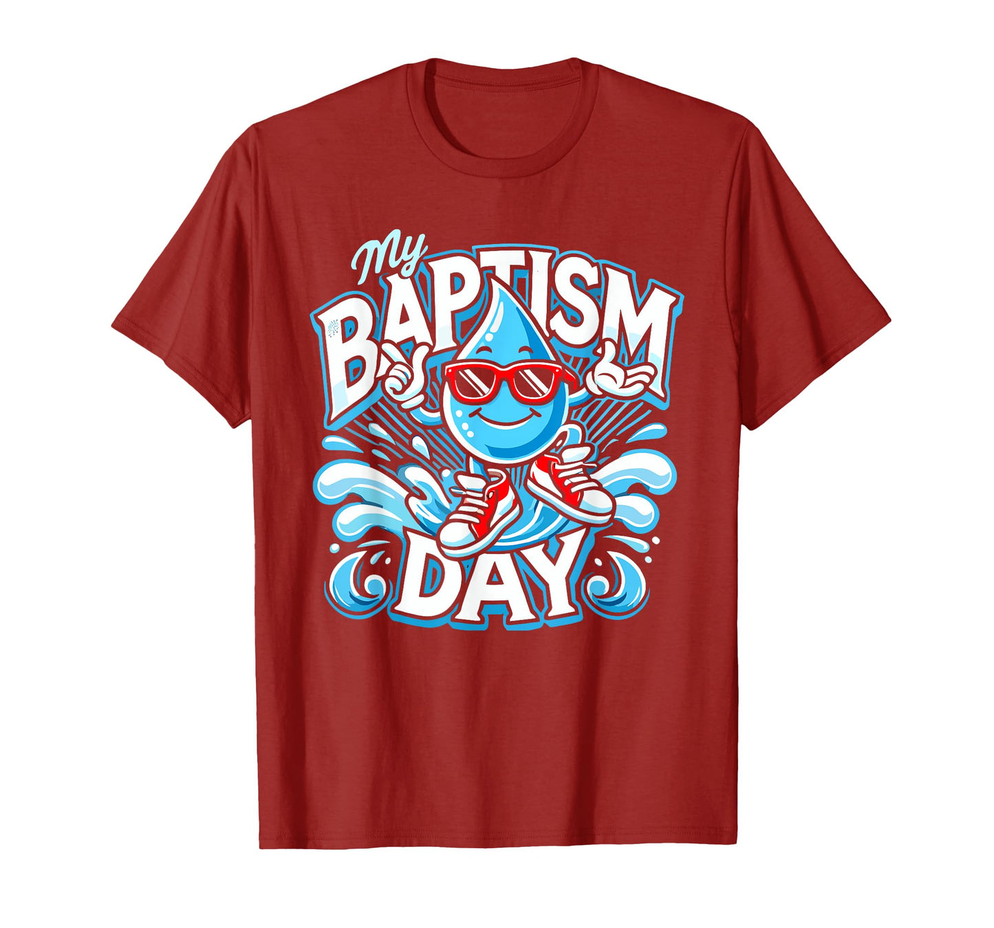 Baptism Dabbing Shirt Christian Shirts God Baptism Baptised T-Shirt