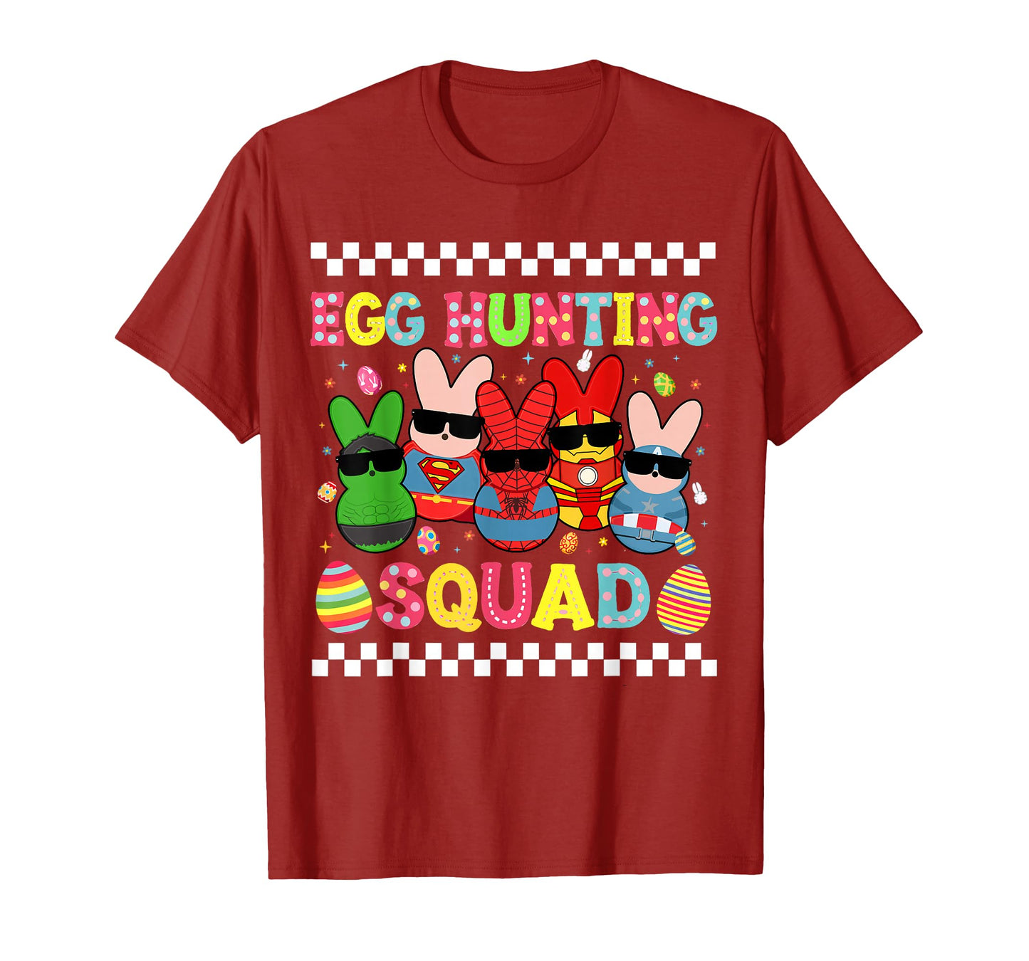 Happy Easter Bunny Egg Hunting Squad Crew Family Boy Girl T-Shirt