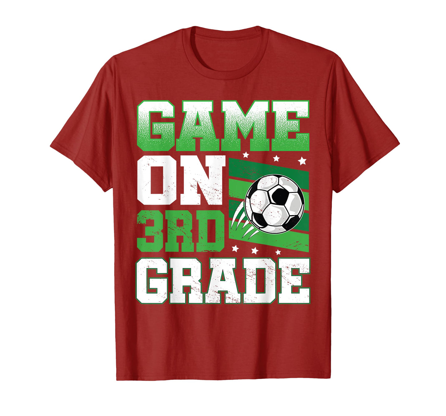 Soccer Game On 3rd Grade Back To School Cute Sports Boys T-Shirt