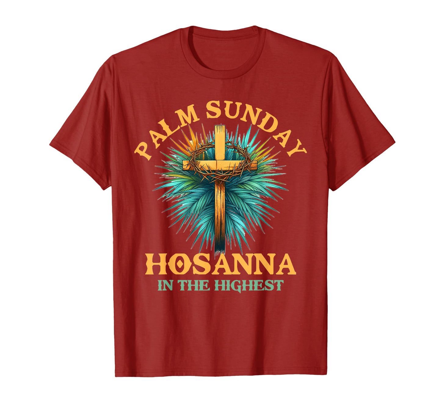 Palm Leaf Holy Week Palm Sunday Hosanna In the Highest T-Shirt