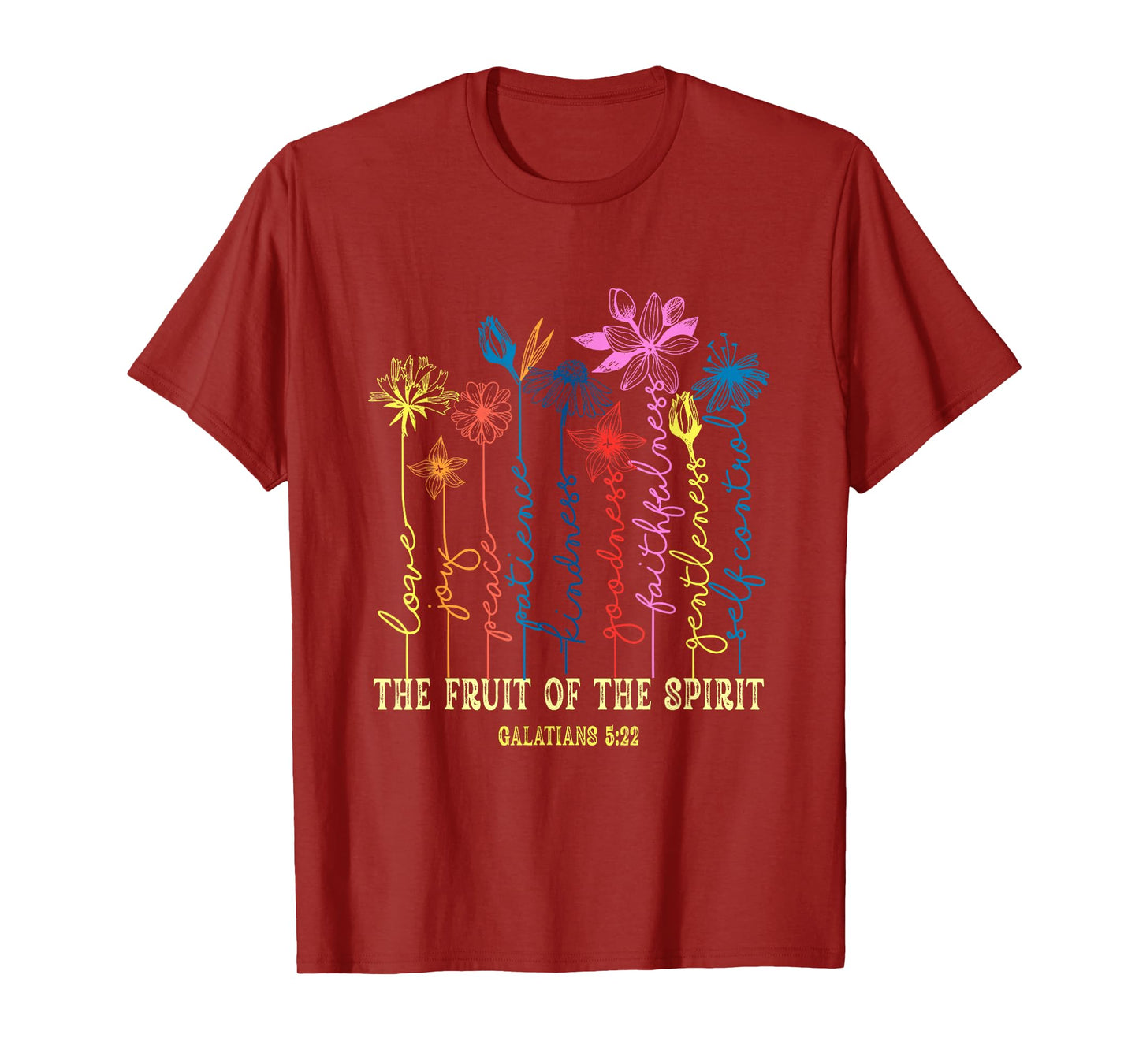 The Fruit Of The Spirit Bible Verse Christian For Women T-Shirt