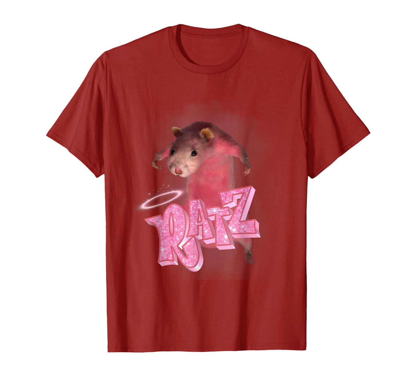 Retro Ratz - Funny Pink Rat Meme, Funny Saying T-Shirt