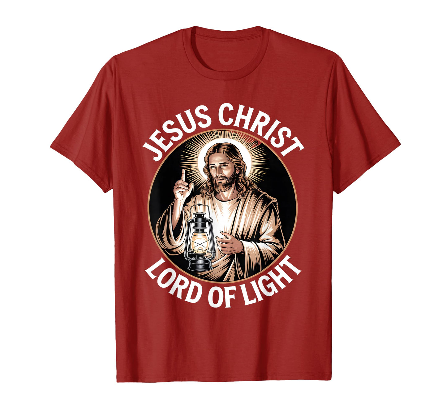 Jesus Christ Lord of Light Christian Motivation Worship T-Shirt